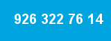 926 322 76 14